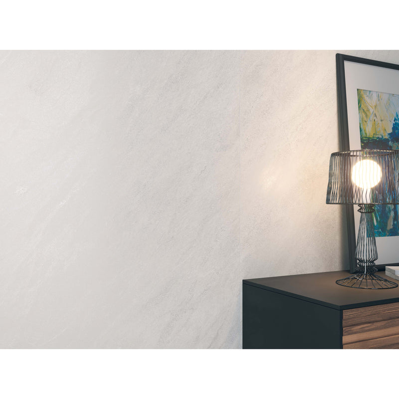 Klifface White Matt 60x60cm Porcelain Floor & Wall Tiles