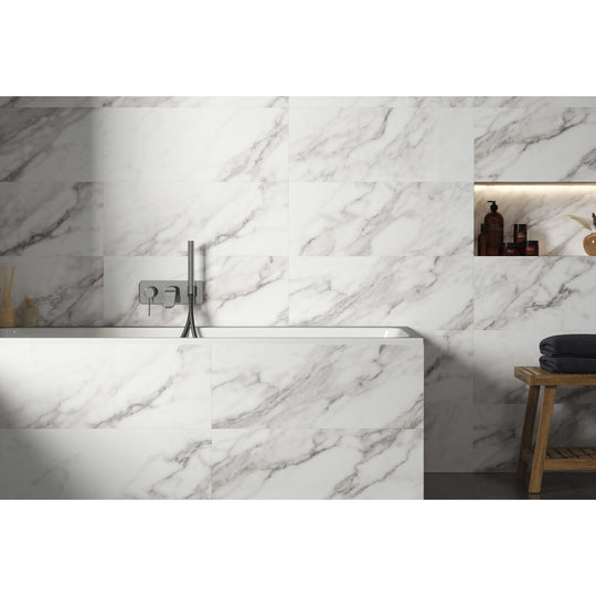 Magnus Calacatta White 75 x 75cm - alternate view