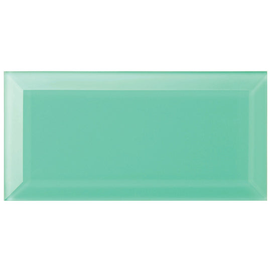Mississippi Clear Bevel Glass 20 x 10cm Wall Tile