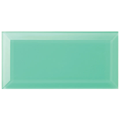 Mississippi Clear Bevel Glass 20 x 10cm Wall Tile