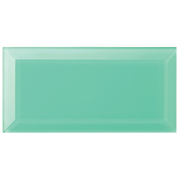 Clear Bevel Glass 20 x 10cm Wall Tile