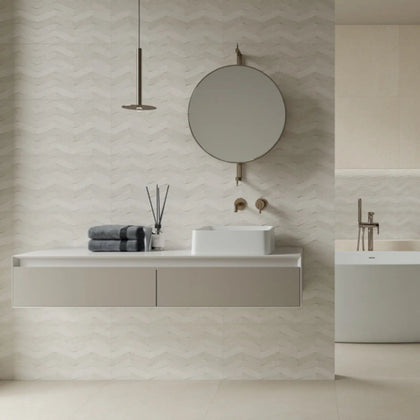 Moonstone White Struktura Décor 29.8 x 59.8cm