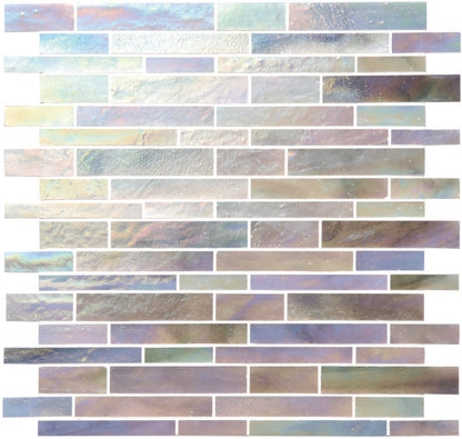 Morning Dew Glass Brickbond Mosaic