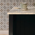 Retro Metro South Kensington skirting in a tiled room setting