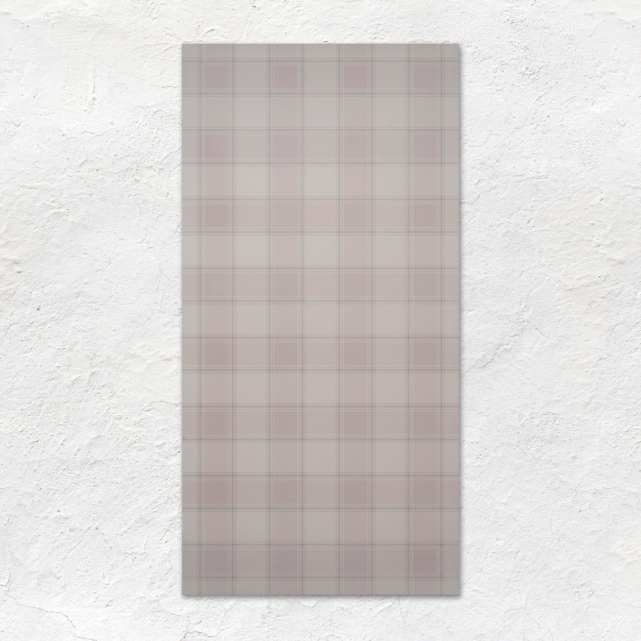 Nova scotia middleton 60x30cm rectangular muted gray plaid mat with subtle grid pattern for indoor use