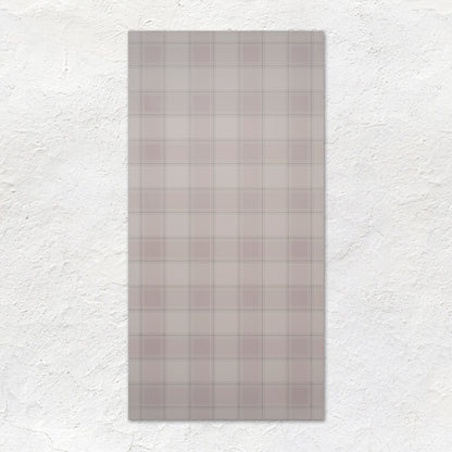 Nova scotia middleton 60x30cm rectangular muted gray plaid mat with subtle grid pattern for indoor use