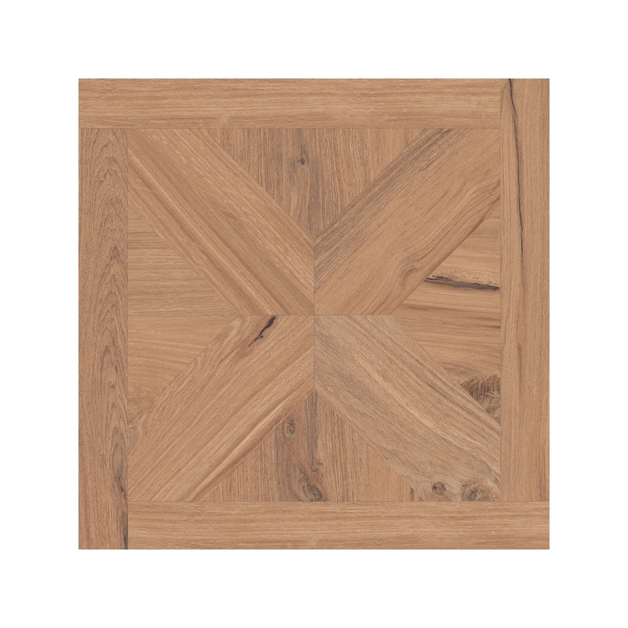 Origin Parquet Mid 60 x 60cm mid-brown wood-effect porcelain tile face