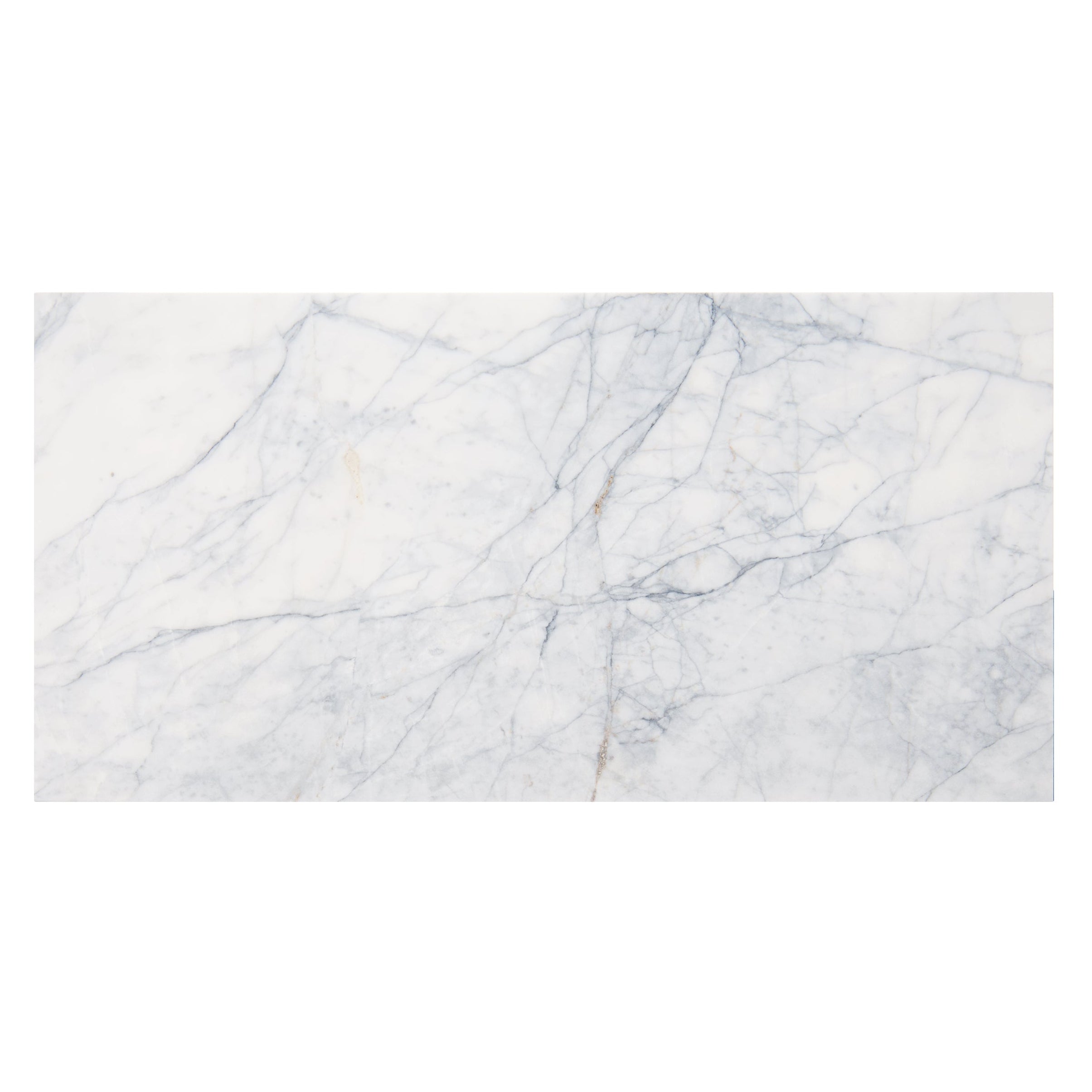 White marble ottimo marble tile 61 x 30.5cm with subtle gray veining for elegant flooring and walls