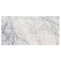 Ottimo marble white marble slab with intricate gray and subtle gold veining 61 x 30.5cm