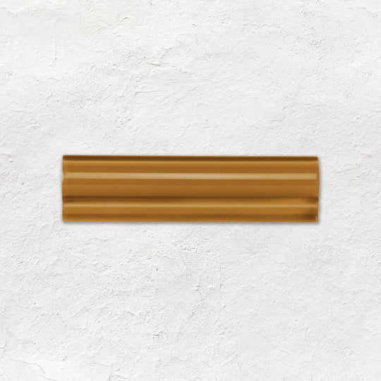 Ochre Albert Moulding Ceramic Wall Tile 152x40mm
