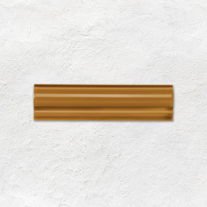 Ochre Albert Moulding Ceramic Wall Tile 152x40mm
