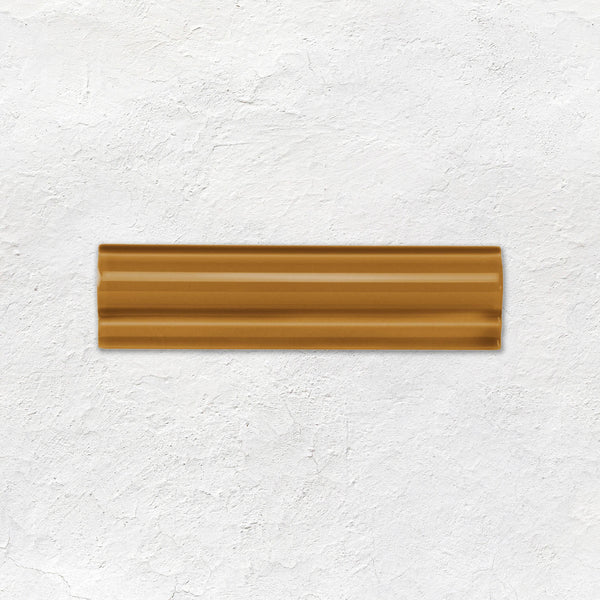Ochre Albert Moulding Ceramic Wall Tile 152x40mm