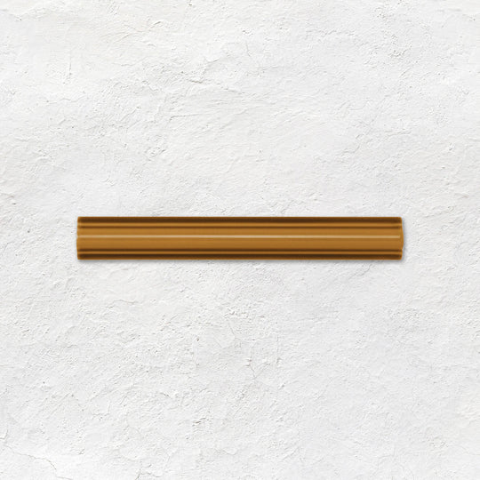 Ochre Astragal Moulding Ceramic Wall Tile 152x21mm