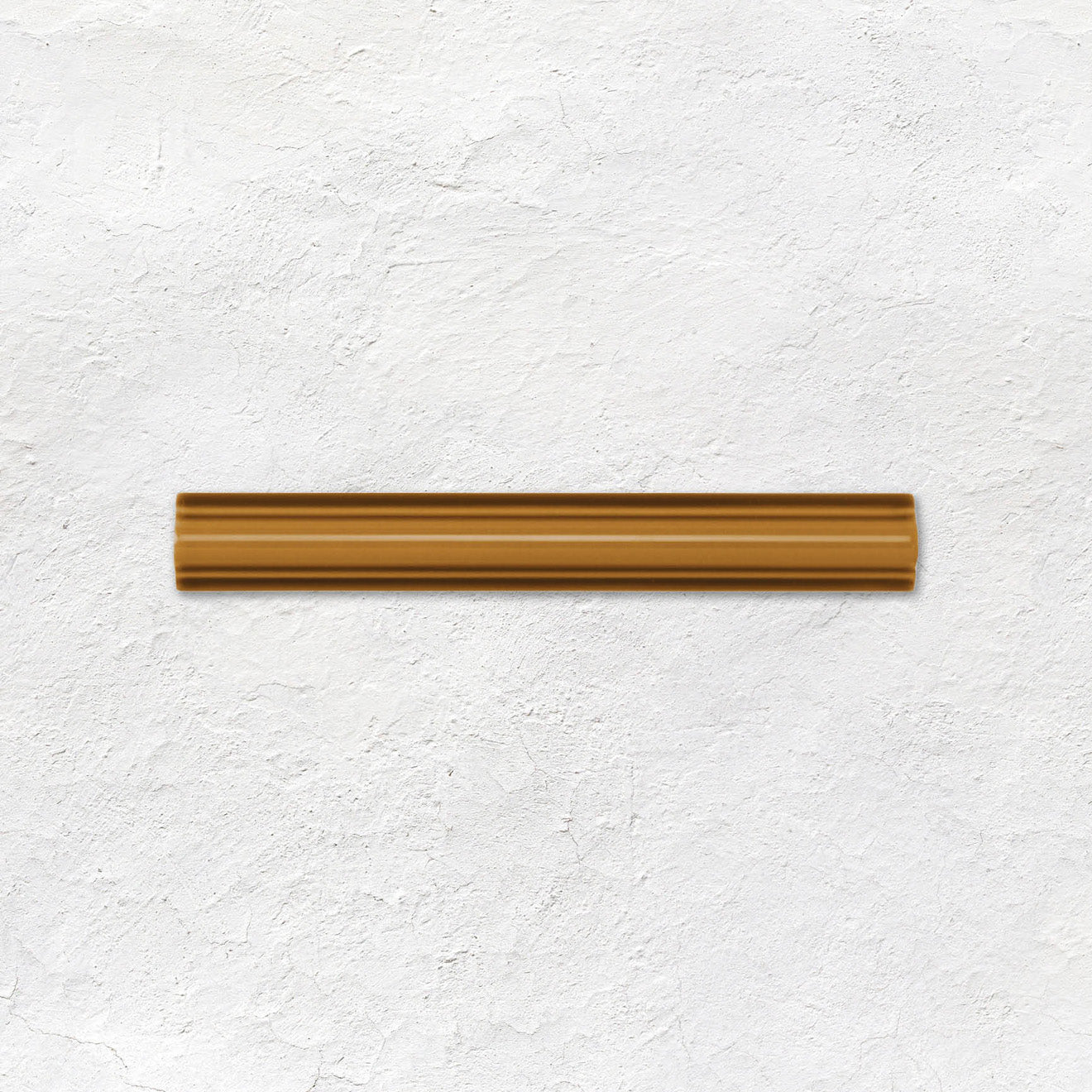 Ochre Astragal Moulding Ceramic Wall Tile 152x21mm