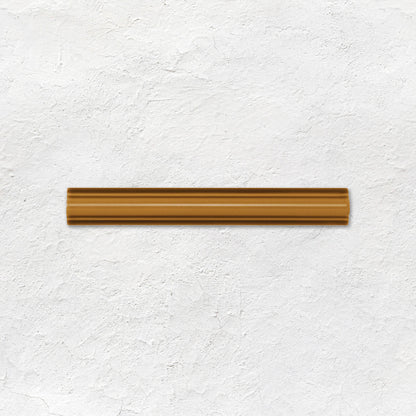 Ochre Astragal Moulding Ceramic Wall Tile 152x21mm