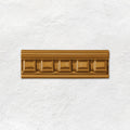 Ochre Dentil Moulding Ceramic Wall Tile 152x50mm