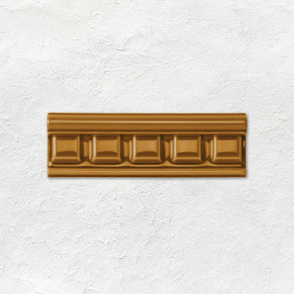 Ochre Dentil Moulding