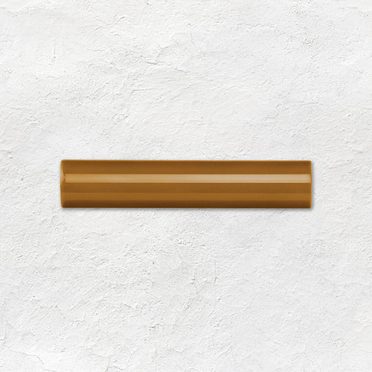 Ochre External Corner Trim Ceramic Wall Tile 152x30mm