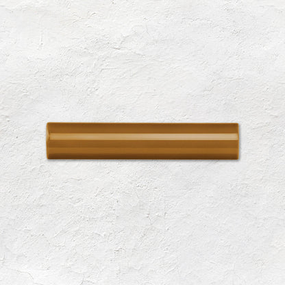 Ochre External Corner Trim Ceramic Wall Tile 152x30mm