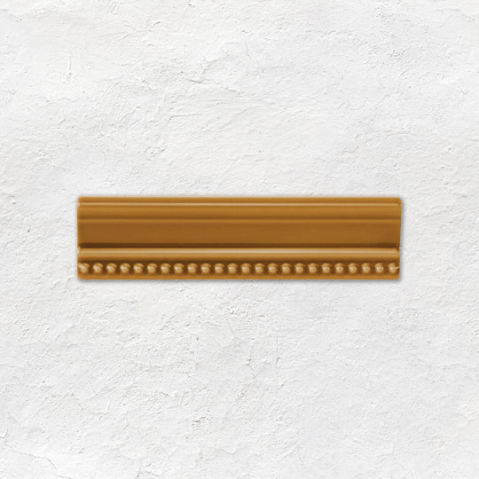 Ochre Hogarth Moulding Ceramic Wall Tile 152x38mm