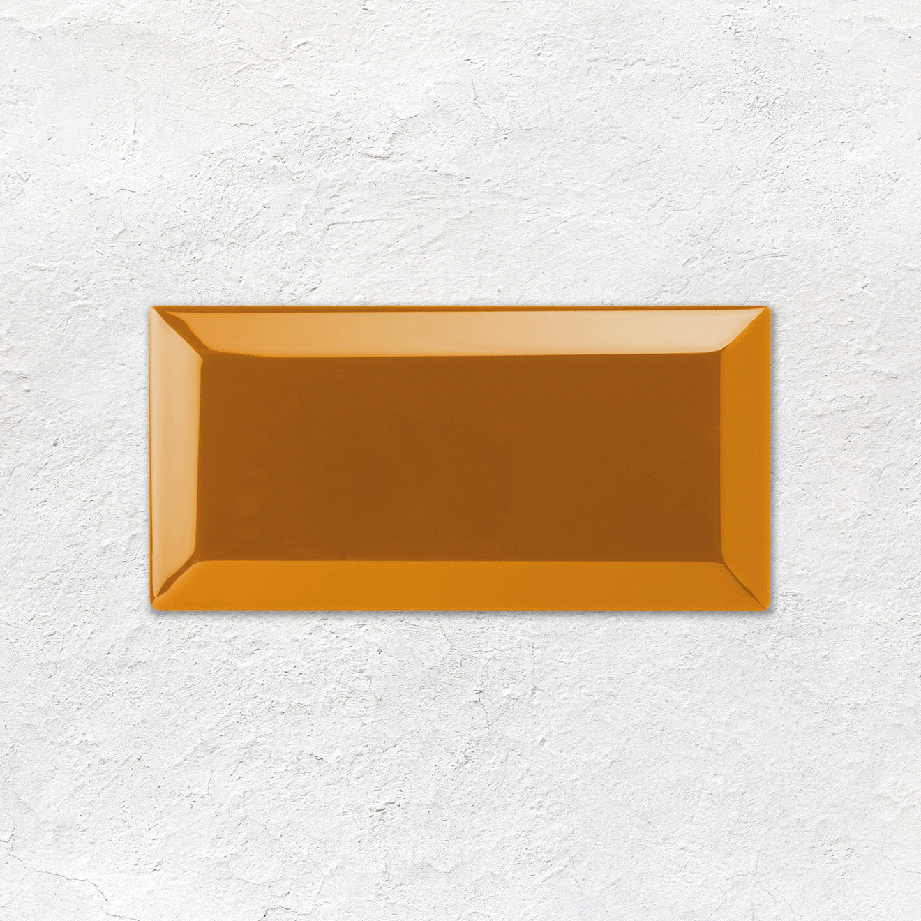 Ochre Metro Bevelled Tile 150x75mm