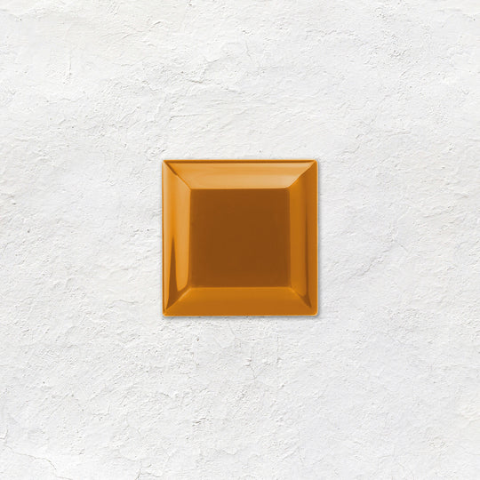 Ochre Metro Bevelled Tile 75 x 75mm