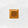 Ochre Metro Bevelled Tile 75 x 75mm