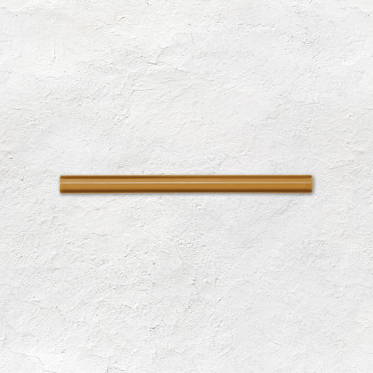 Ochre Omega Moulding Ceramic Wall Tile 152x12mm