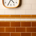 Ochre Omega Moulding Ceramic Wall Tile 152x12mm
