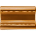 Ochre Plain Cornice Ceramic Wall Tile 152x75mm