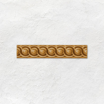Ochre Scroll Moulding