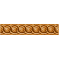 Ochre Scroll Moulding Ceramic Wall Tile 152x29mm