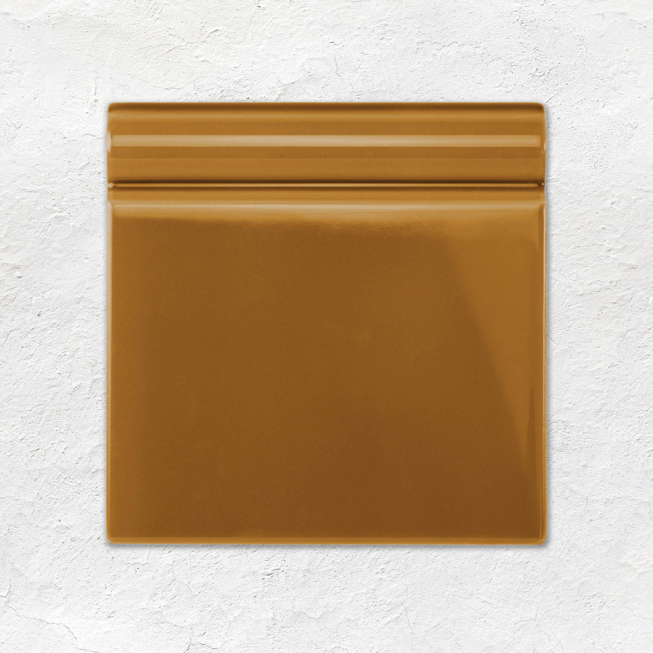Ochre Skirting Tile 152x152mm
