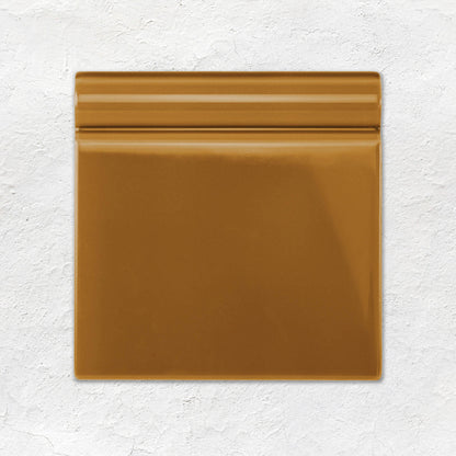 Ochre Skirting Tile 152x152mm