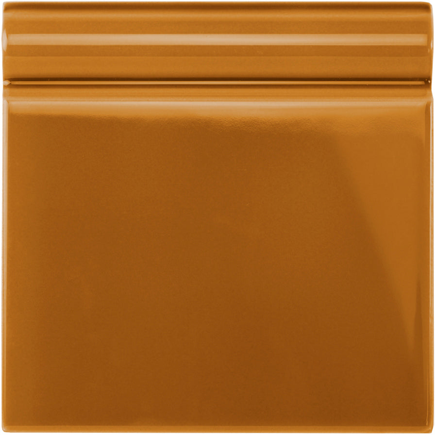 Ochre Skirting Tile 152x152mm
