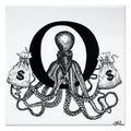 Rory Dobner O – Outlaw Octopus Money Bags Alphabet Tile