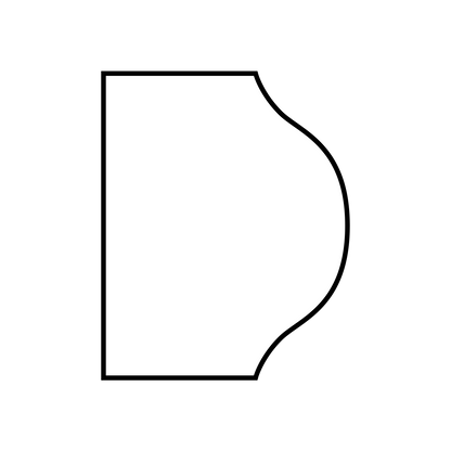 Omega Moulding Side Profile