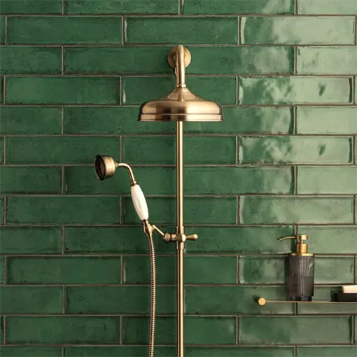 Original Style Montblanc Brick Emerald Gloss Tiles
