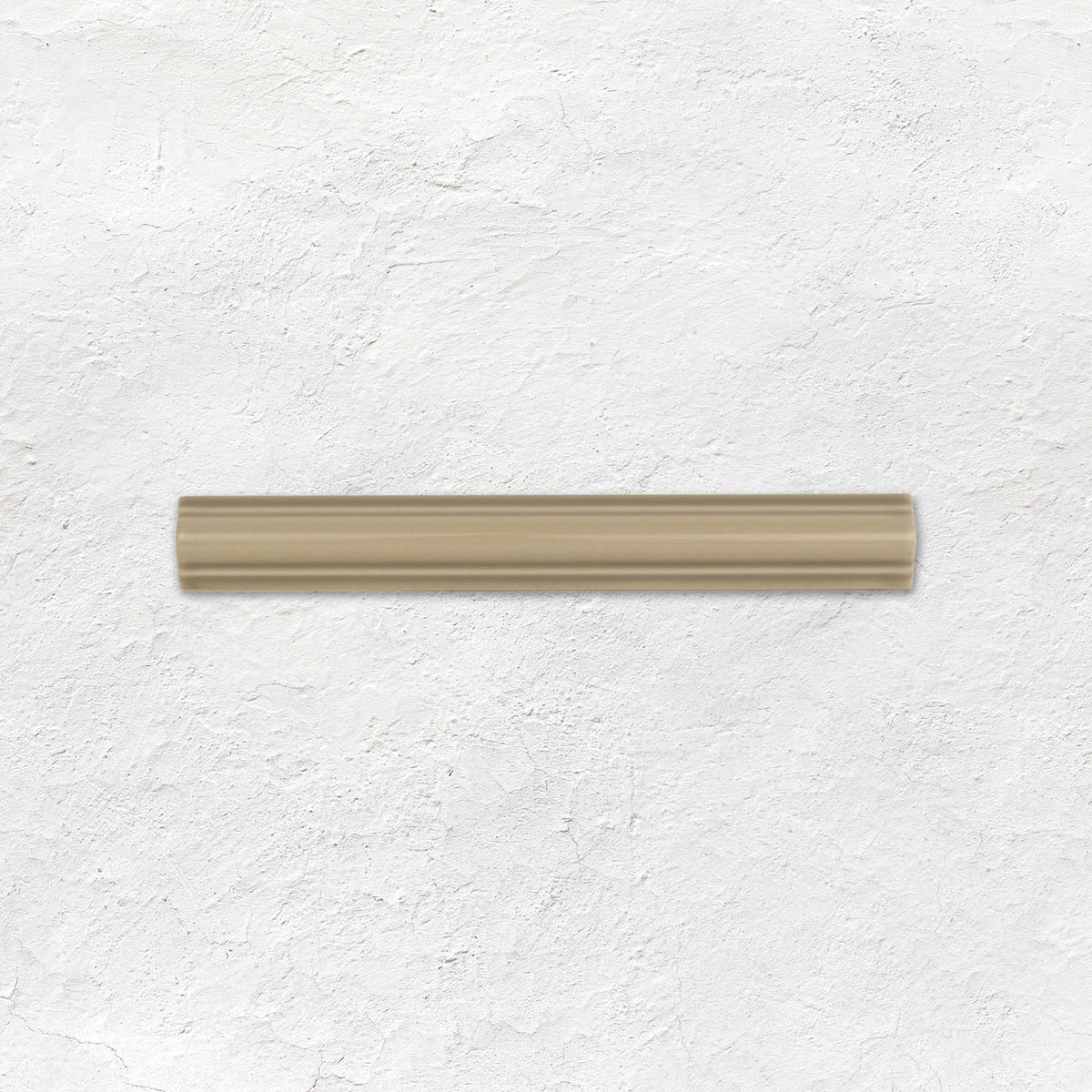 Palladian Beige Astragal Moulding Ceramic Wall Tile 152x21mm - Gloss - Cream & Beige
