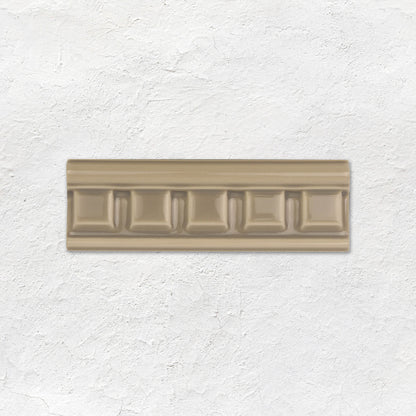 Palladian Beige Dentil Moulding Ceramic Wall Tile 152x50mm
