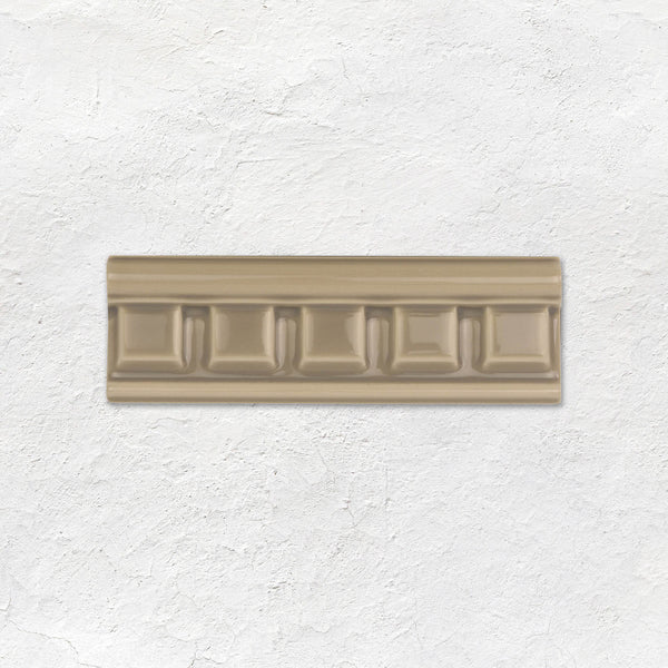 Palladian Beige Dentil Moulding Ceramic Wall Tile 152x50mm
