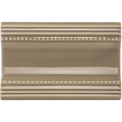 Palladian Beige Plain Cornice Ceramic Wall Tile 152x75mm