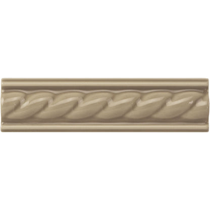Palladian Beige Rope Moulding Ceramic Wall Tile 152x40mm