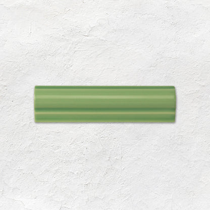 Palm Green Albert Moulding Ceramic Wall Tile 152x40mm