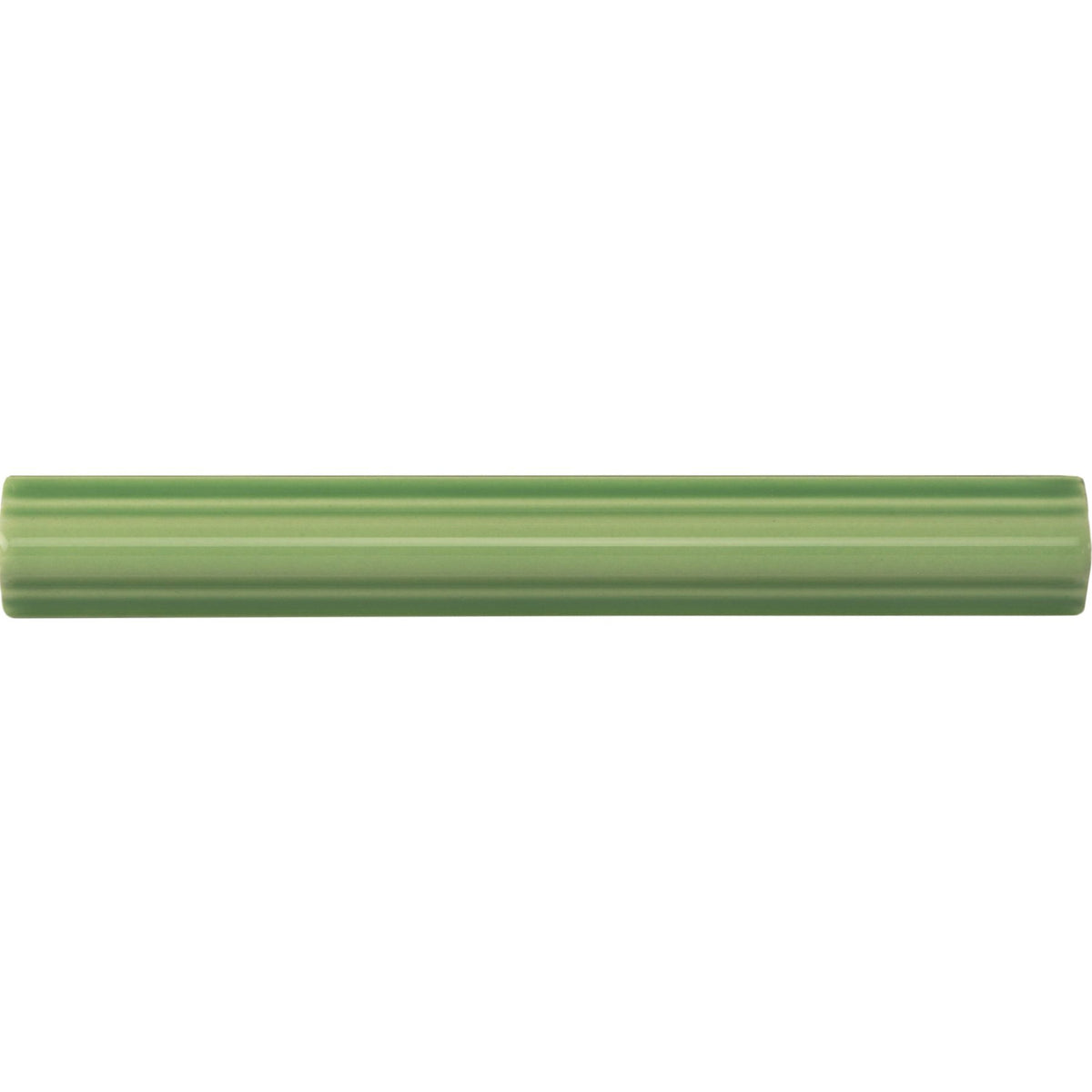 Palm Green Astragal Moulding Ceramic Wall Tile 152x21mm - Gloss