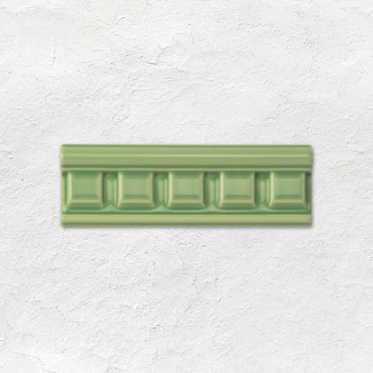 Palm Green Dentil Moulding
