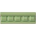 Palm Green Dentil Moulding Ceramic Wall Tile 152x50mm