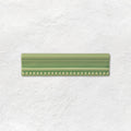 Palm Green Hogarth Moulding Ceramic Wall Tile 152x38mm