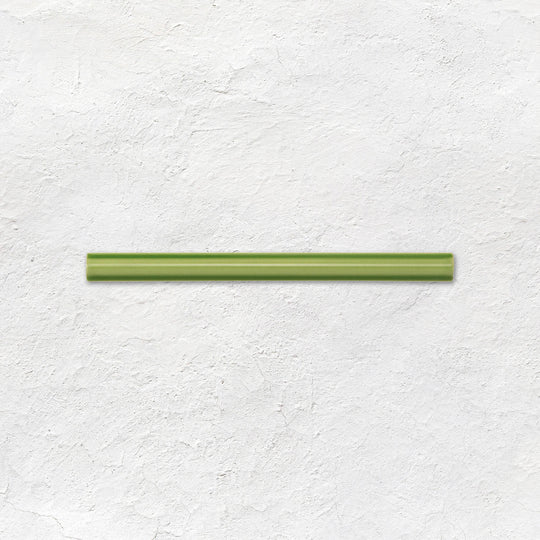 Palm Green Omega Moulding Ceramic Wall Tile 152x12mm