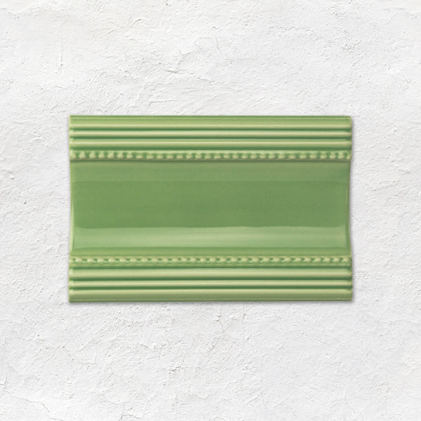 Palm Green Plain Cornice